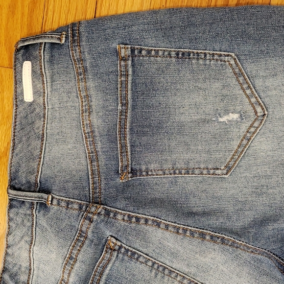 Jessica Simpson - Venice Cutoff Short Distressed High Rise Denim Jean 28 - Picture 8 of 11